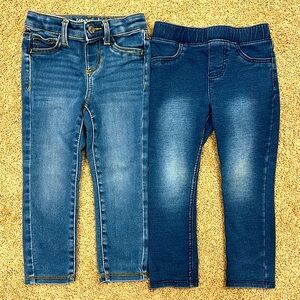2 pair toddler girls 3T pants